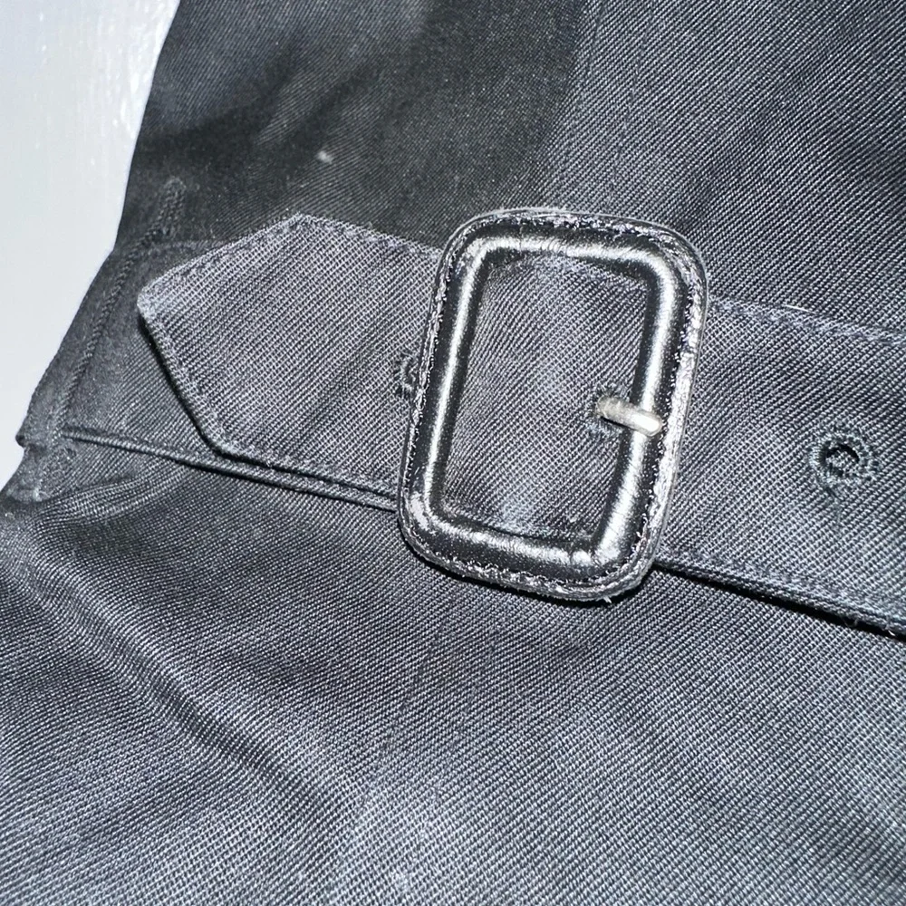 Size 8 XX-Long Burberry Black Trench Coat for Men (Read Description) - Picture 2 of 11